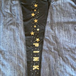 S VS PINK Star leggings